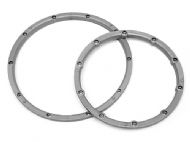 HPI BAJA 5B 3242 - WHEEL BEAD LOCK RINGS (SILVER/FOR 2 WHEELS)